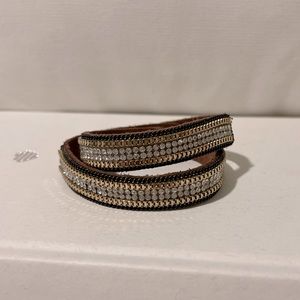 Embellished wrap bracelet